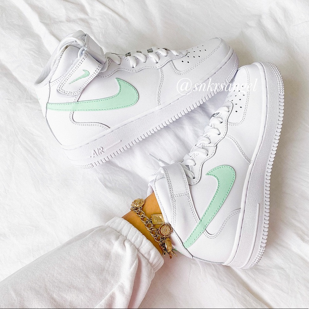 Nike custom air force 1 mid sneakers - Picture 3 of 5